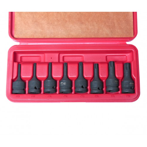 Набор головок ударных TORX T25-T60 1/2" 8 ед.