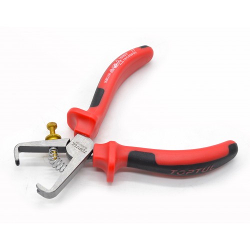 Клещи для снятия изоляции 6" 1000V (chrome molybdenum) TOPTUL DGBD2106
