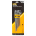 Haбиp Г-образных ключей экстра длинных TORX 7 ед. (T10-T40) JCB Tools JCB-5071XL
