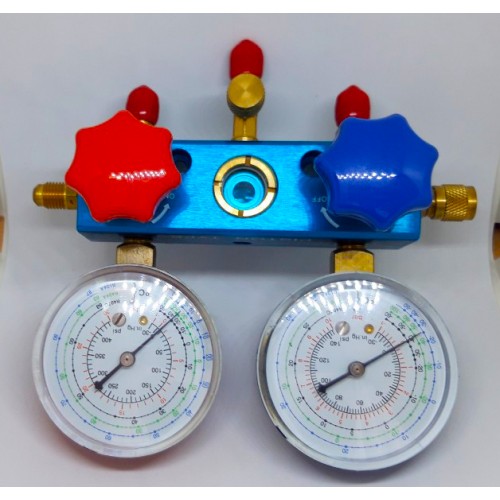 Манометрический коллектор (Manifolds) 2-х вентильный для R-134а, 404а, 407с