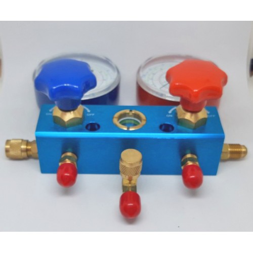 Манометрический коллектор (Manifolds) 2-х вентильный для R-134а, 404а, 407с