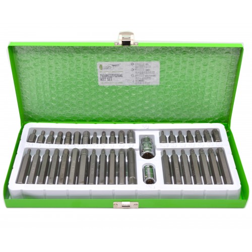 Набор бит шестигранных, SPLINE, TORX 40 предм. Alloid (НБ-3840) (НБ-3840)