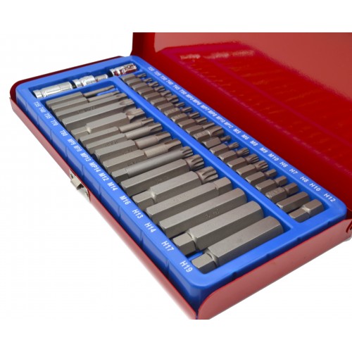 Набір біт шестигранних, SPLINE,TORX 41 пред. Alloid (НБ-3841)