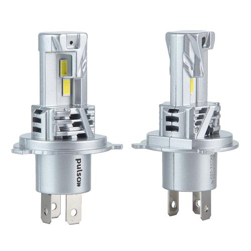 Лампы PULSO M6-H4/LED-chips 7535/9-18v/2x28w/6000Lm/6500K (M6-H4)