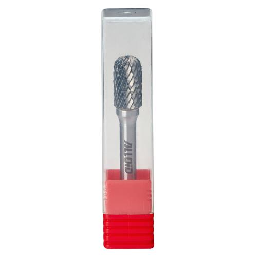 Борфреза твердосплавная по металлу Alloid Pro , тип C, D-10мм, d-6мм, L-65мм