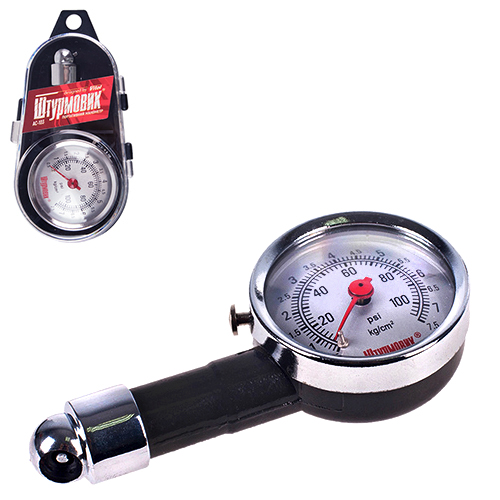 Манометр Штурмовик/АС-103/psi-кg/см2/0.5~7/Кейс (АС-103)