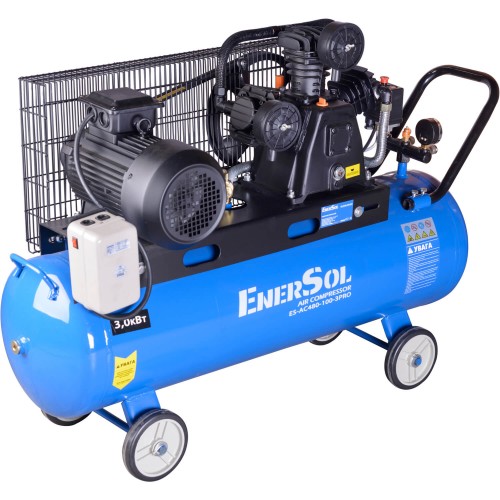 Компреcсор воздушный ресивер 100 л; 480 л/мин; 380 В EnerSol ES-AC480-100-3PRO