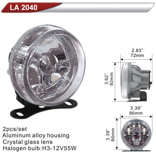 Фара дополнительная  DLAA 2040-W/H3-12V-55W/D=86mm (LA 2040-W)