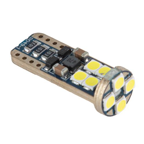 Лампа PULSO/габаритная/LED T10/W2.1x9.5d/W5W/12SMD-3030 CANBUS/12v/1,3w/140lm White (LP-60392)