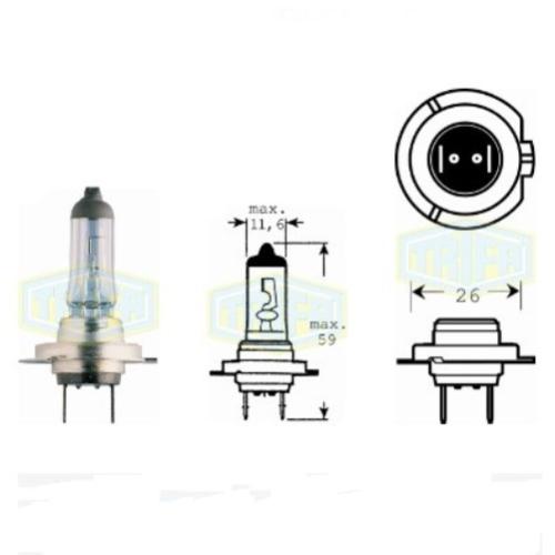 Лампа автомобільна Галогенна лампа для фари Trifa H7 12V 100W (01608)