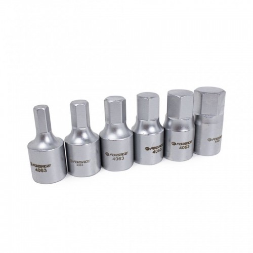 Набор шестигранных головок для маслосливных пробок 1/2'' 6пр. FRSG F-4063