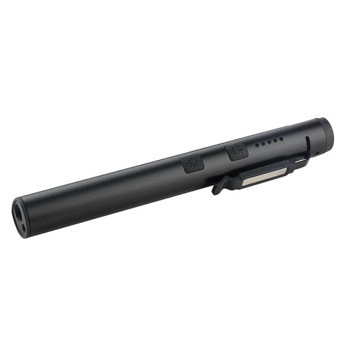 Ліхтарик світлодіодний алюмінієвий (COB+LED) з УФ, лазером і магнітом Pen Light PROTESTER PRO-FL0305S