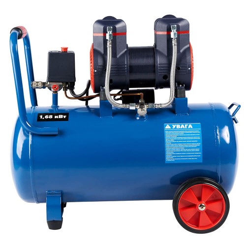 Компресор повітряний безмасляний 230 В; 50л; 430 л/хв; EnerSol ES-AC430-50-2OF