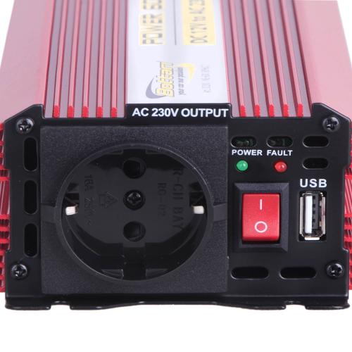 Інвертор напруги DC 12V-AC 230V 600W "POWER-600" (30200-IS)