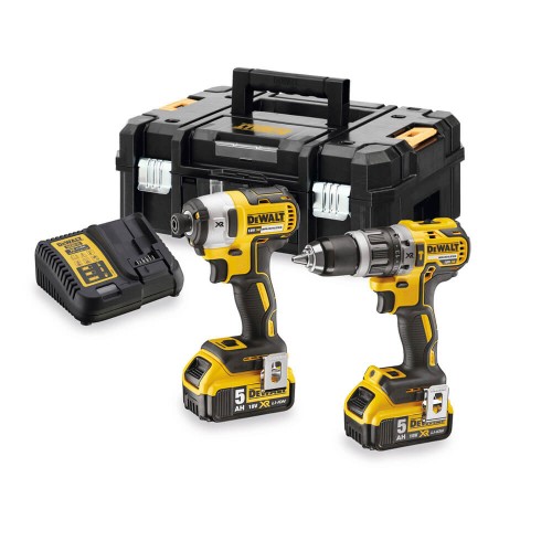 Набір з двох безщіткових інструментів DeWALT DCK266P2T