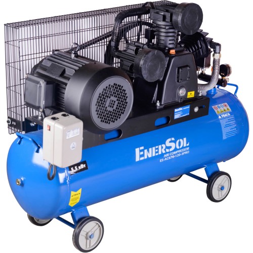 Компреcсор воздушный ресивер 120 л; 670 л/мин; 380 В EnerSol ES-AC670-120-3PRO