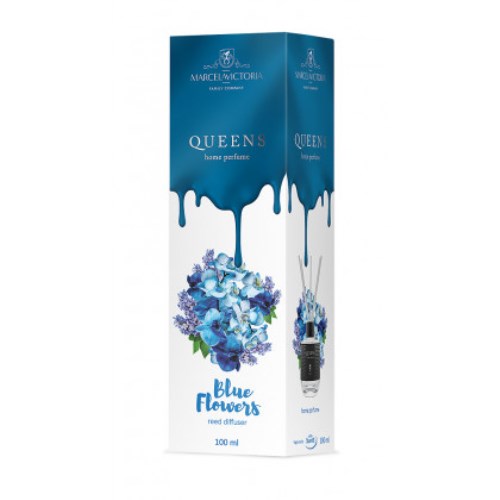 Ароматизатор рідкий для дому/офісу Tasotti "Car & Home" QUEENS White 100ml Blue Flowers (100253)