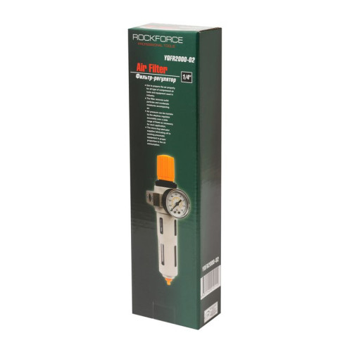 Фильтр-регулятор с индикатором давления 1/4" (1300 л/мин, 16 bar) RF-YQFR2000-02