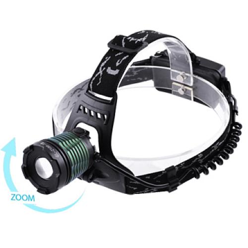 Фонарь налобный Police BL-2188-T6, ЗУ 220V/12V, 2х18650, zoom, Box (BL-2188-T6)