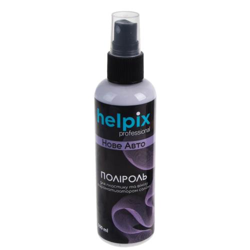 Полироль для пластика и винила HELPIX Professional 100мл ( НОВОЕ АВТО ) + губка (4085)
