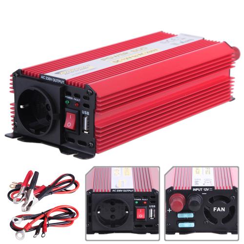 Інвертор напруги DC 12V-AC 230V 600W 