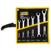 Набор разрезных накидных ключей в чехле, (8 - 19 мм) 6 ед. JCB Tools JCB-5066