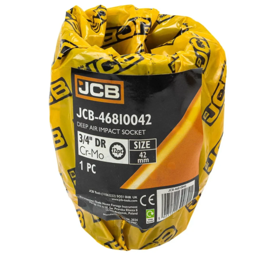 Головка торцевая ударная глубокая 3/4" 42 мм (12-гранная) JCB Tools JCB-46810042