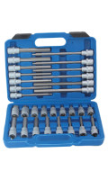 Набор экстра длинных ключей HEX с насадками 1/2"-30 единиц SATRA S-SH3012
