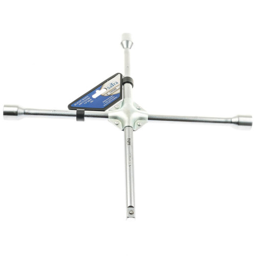 Ключ-крест баллонный 17×19×21×1/2" PROFI (усиленный) SATRA S-CROSS