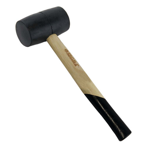 Киянка резиновая черная 340 г деревянная рукоятка SIGMA (4317711)