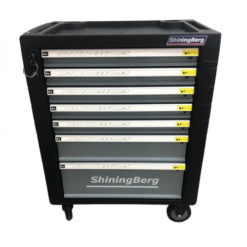 Візок для інструментів, 7 полиць ShiningBerg (130RS3P7)