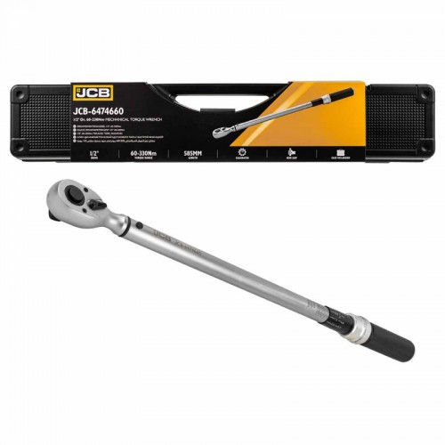Динамометрический ключ 1/2" (60-330 Нм) JCB Tools JCB-6474660