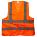 Сигнальний жилет GRAD, помаранчевий, 4 світловідбивні смуги, XXL (9451595)