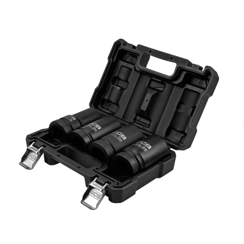 набор головок ударных глубоких 4 ед. 1'' (6-гр.) (27, 32, 33, 36 мм) JCB Tools JCB-8041-5MPB