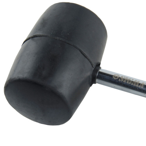 Киянка резиновая черная 900 г металлическая обрезиненная рукоятка SIGMA (4317501)