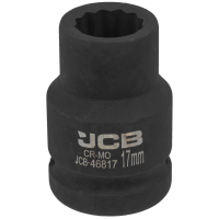 Головка торцевая ударная 12-гранная под квадрат 3/4" 17 мм JCB Tools JCB-46817 Series