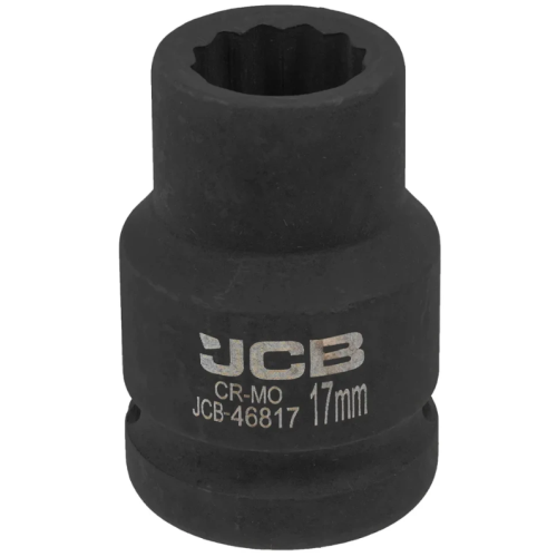 Головка торцевая ударная 12-гранная под квадрат 3/4" 17 мм JCB Tools JCB-46817 Series