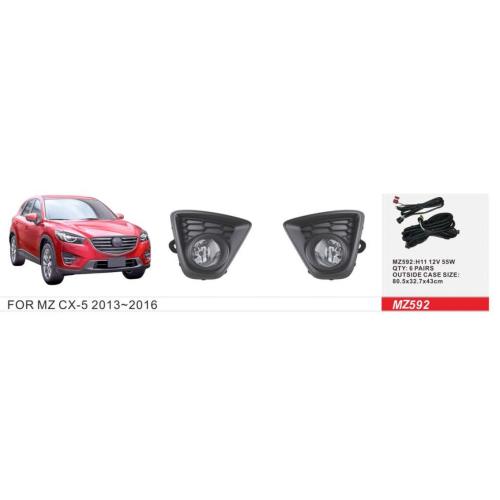 Фары доп.модель Mazda CX-5 2011-17/MZ-592/H11-55W/эл.проводка (MZ-592)
