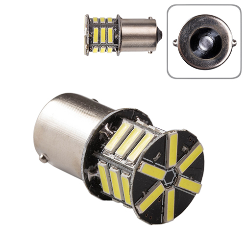 Лампа PULSO/габаритная/LED 1156/S25/BA15s/P21W/21SMD-7020/12v/2.5w/237lm White (LP-252376)