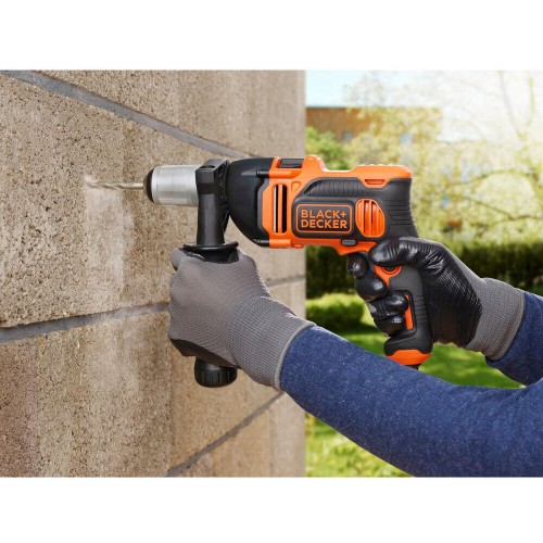 Дрель сетевая ударная 850 Вт; BLACK+DECKER BEH850