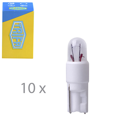Лампа автомобильная с клиновидним цоколем Trifa 12V 1,3W BX 8,4d (02716)