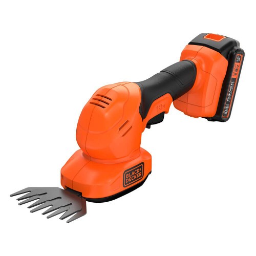 Кусторез-ножницы аккумуляторные 20 см; диаметр веток 18 мм; BLACK+DECKER BCSS18D1