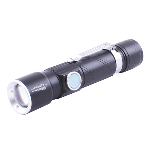 Фонарь Police 802-T6, 1х18650, зажим, zoom, ЗУ microUSB, Box (802-T6)