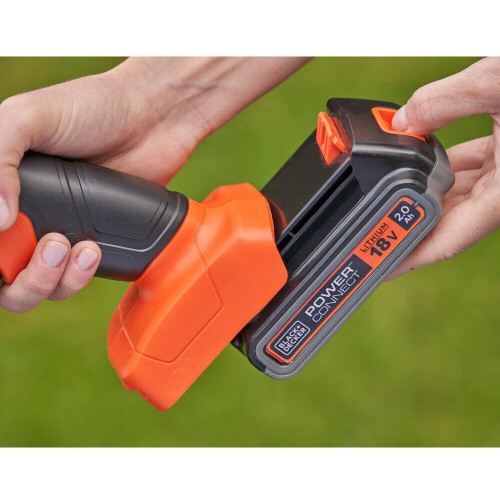 Кусторез-ножницы аккумуляторные 20 см; диаметр веток 18 мм; BLACK+DECKER BCSS18D1
