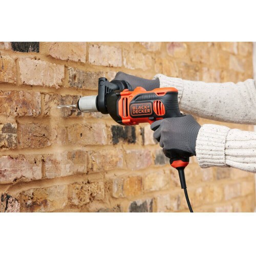 Дрель сетевая ударная 850 Вт; BLACK+DECKER BEH850