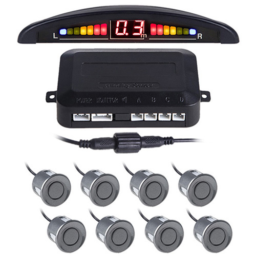 Парктроник Pulso LP-10180/LED/8 датчиков D=22mm/коннектор/grey (LP-10180-grey)