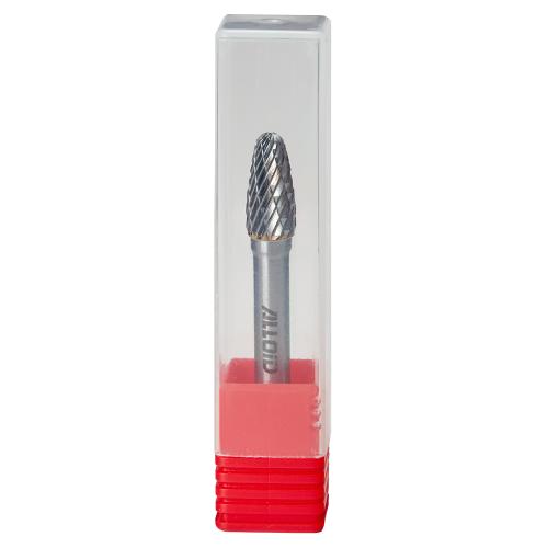 Борфреза твердосплавная по металлу Alloid Pro , тип F, D-8мм, d-6мм, L-63мм