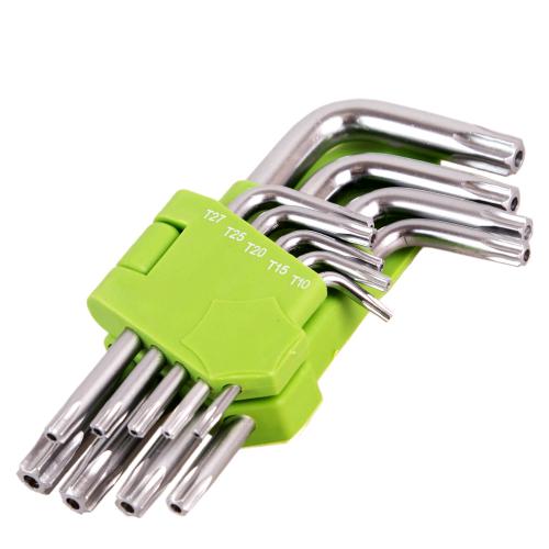 Alloid. Набор ключей изогнутых TORX. 9 предм. T10 -T50. (НТ-0912) (НТ-0912)