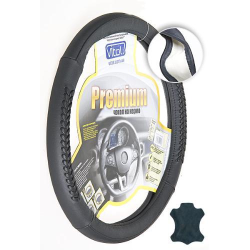 Чехол руля B 402 S черн/БО/кожа (B 402 S)