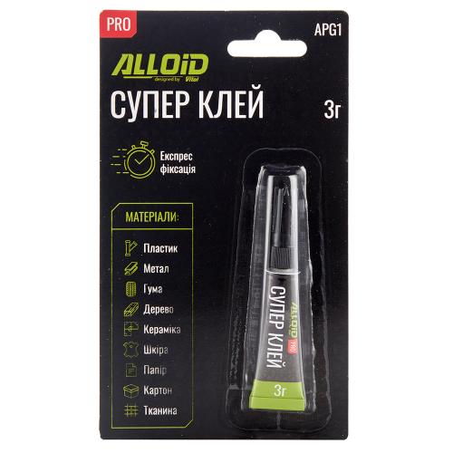 Суперклей ALLOID PRO 3 г APG1
